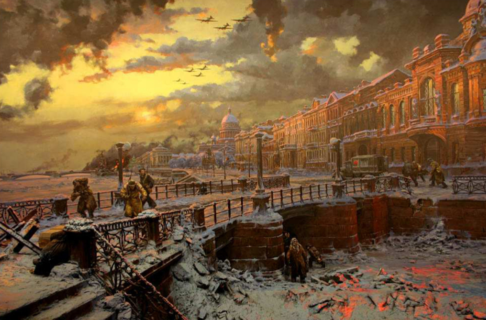 Ко Дню полного освобождения Ленинграда от фашистской блокады. Акция «Лента памяти».